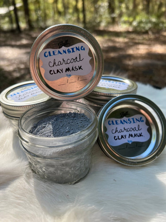Cleansing Charcoal Clay Mask - 4oz