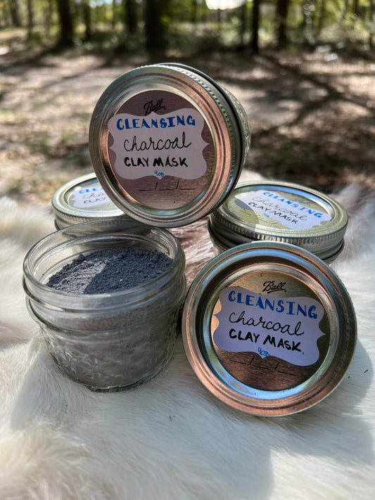 Cleansing Charcoal Clay Mask - 4oz